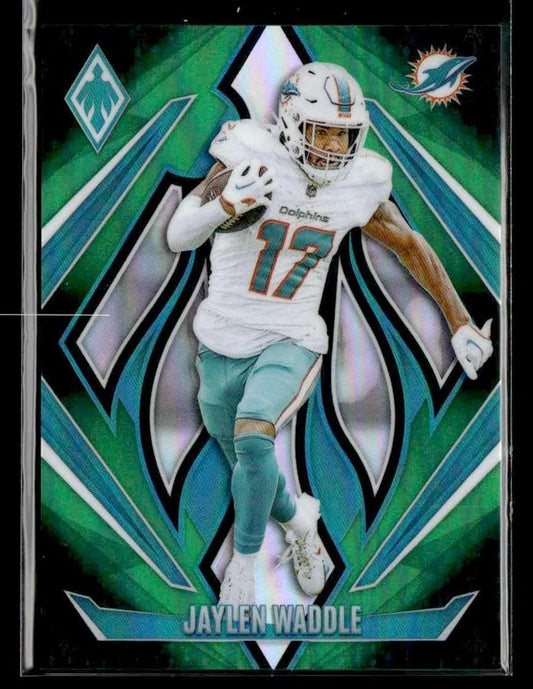 2024 Panini Phoenix #76 Jaylen Waddle Green Fade #/199