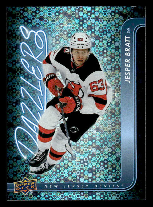 2024-25 Upper Deck #DZ-14 Jesper Bratt Dazzlers Blue