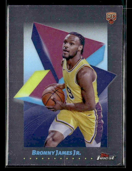 2024-25 Topps Finest #43 Bronny James Jr.