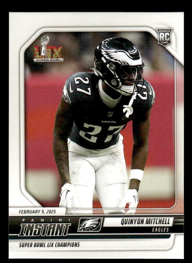 2024 Panini Instant Eagles Super Bowl LIX Champions #21 Quinyon Mitchell