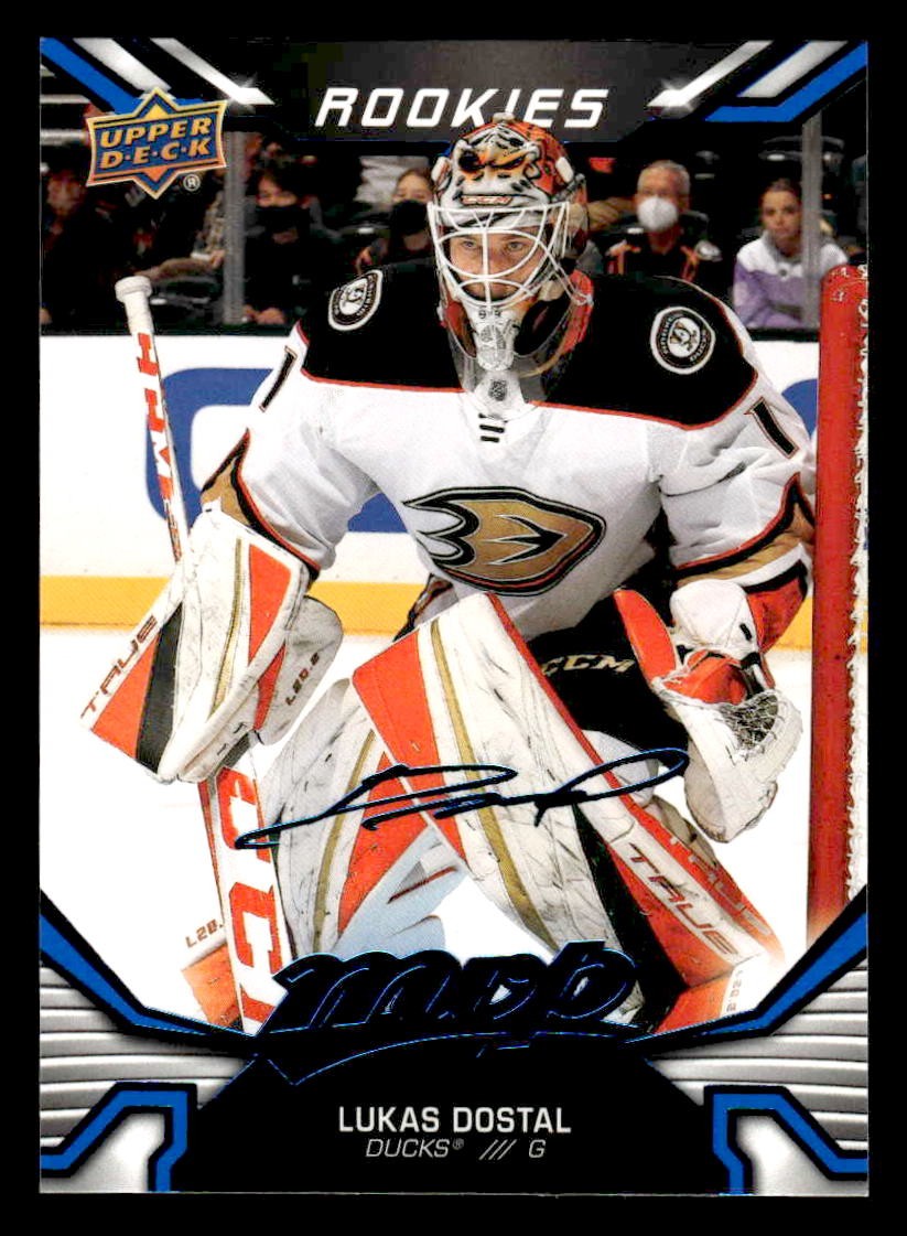 2022-23 Upper Deck MVP #227 Lukas Dostal Blue Script
