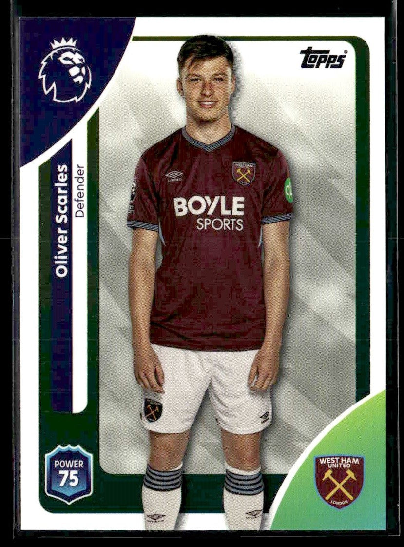 2025-26 Topps Premier League #277 Oliver Scarles