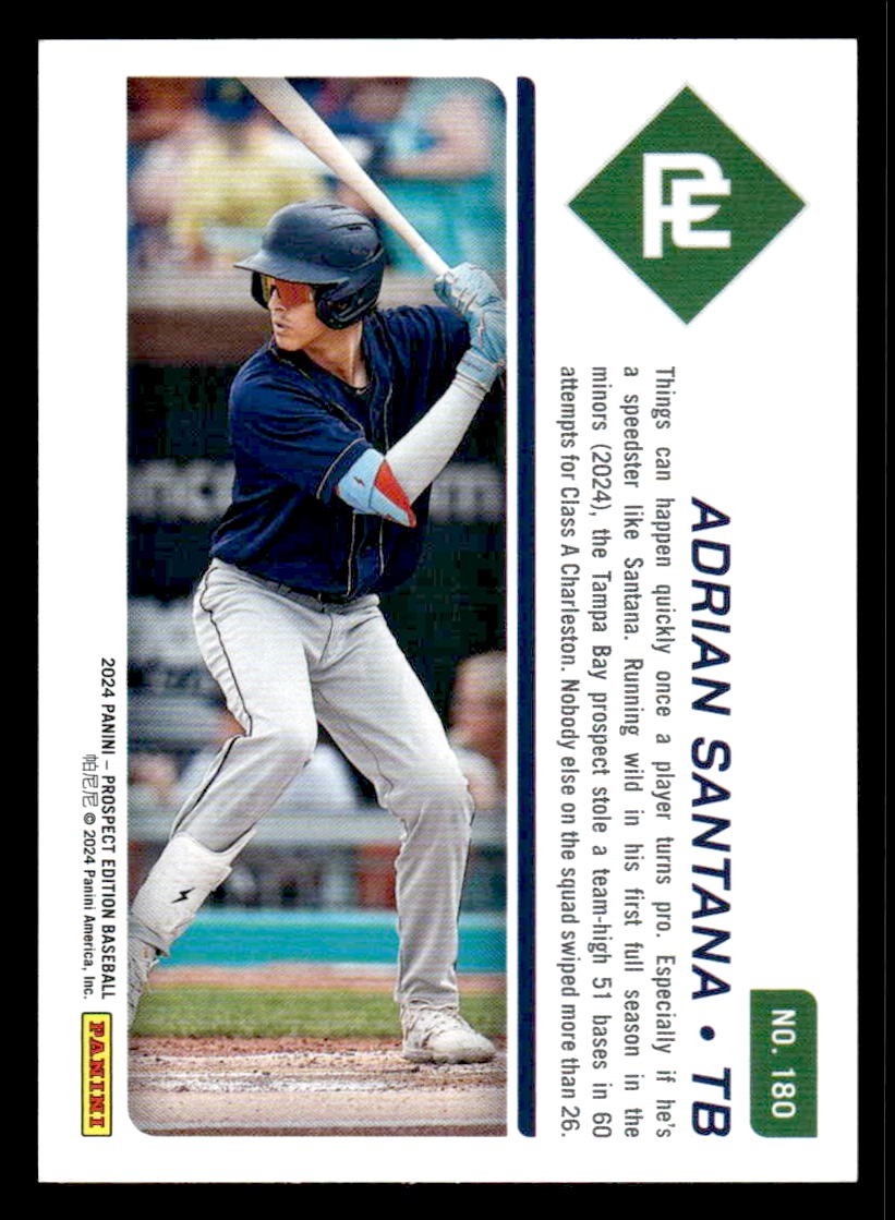 2024 Panini Prospect Edition #180 Adrian Santana Blue #/199