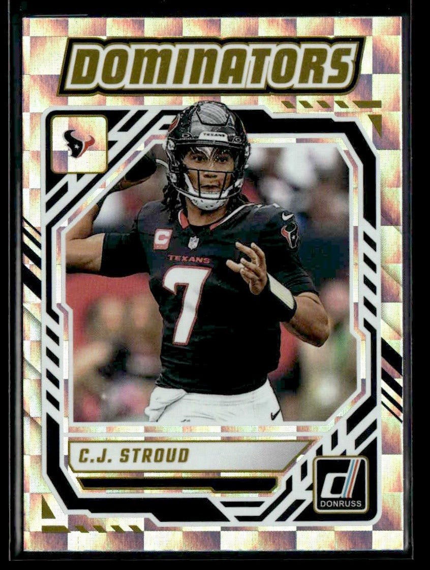 2025 Donruss #DOM-CSD CJ Stroud Dominators