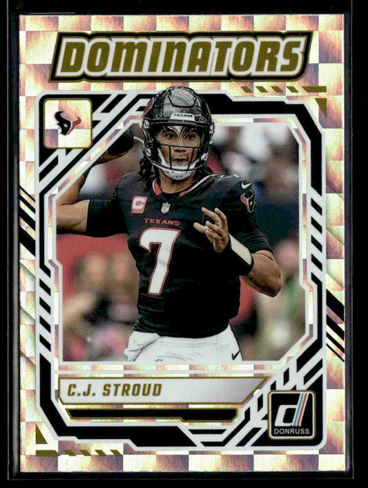 2025 Donruss #DOM-CSD CJ Stroud Dominators