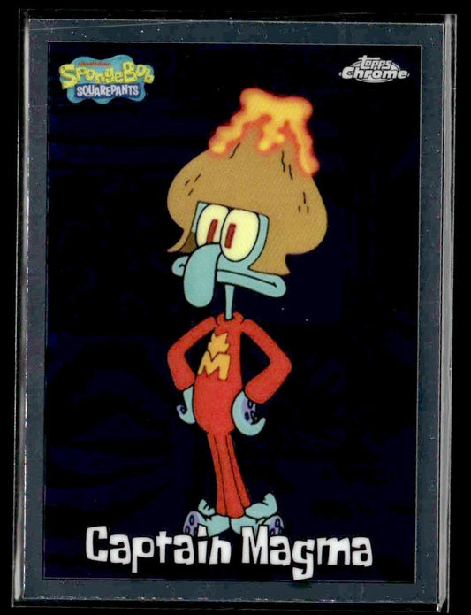 2025 Topps Chrome SpongeBob SquarePants 25th Anniversary #136 Captain Magma