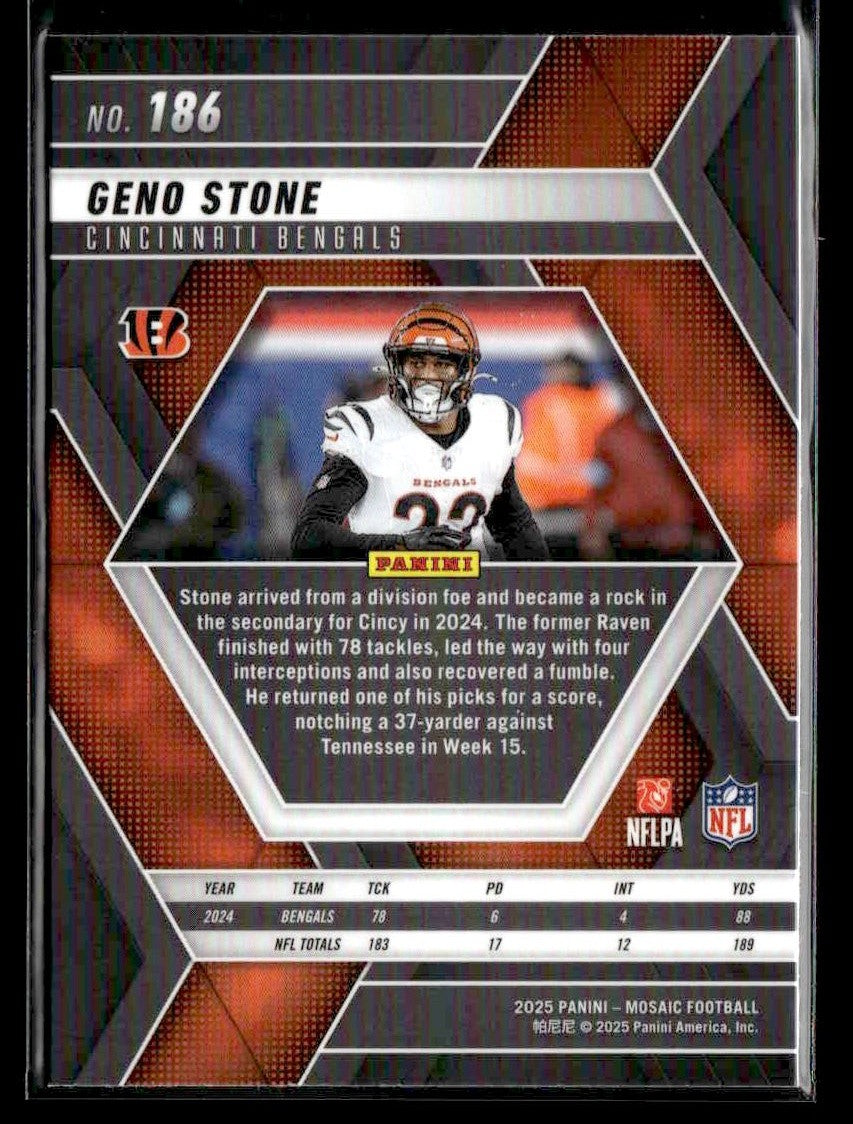2025 Panini Mosaic #186 Geno Stone