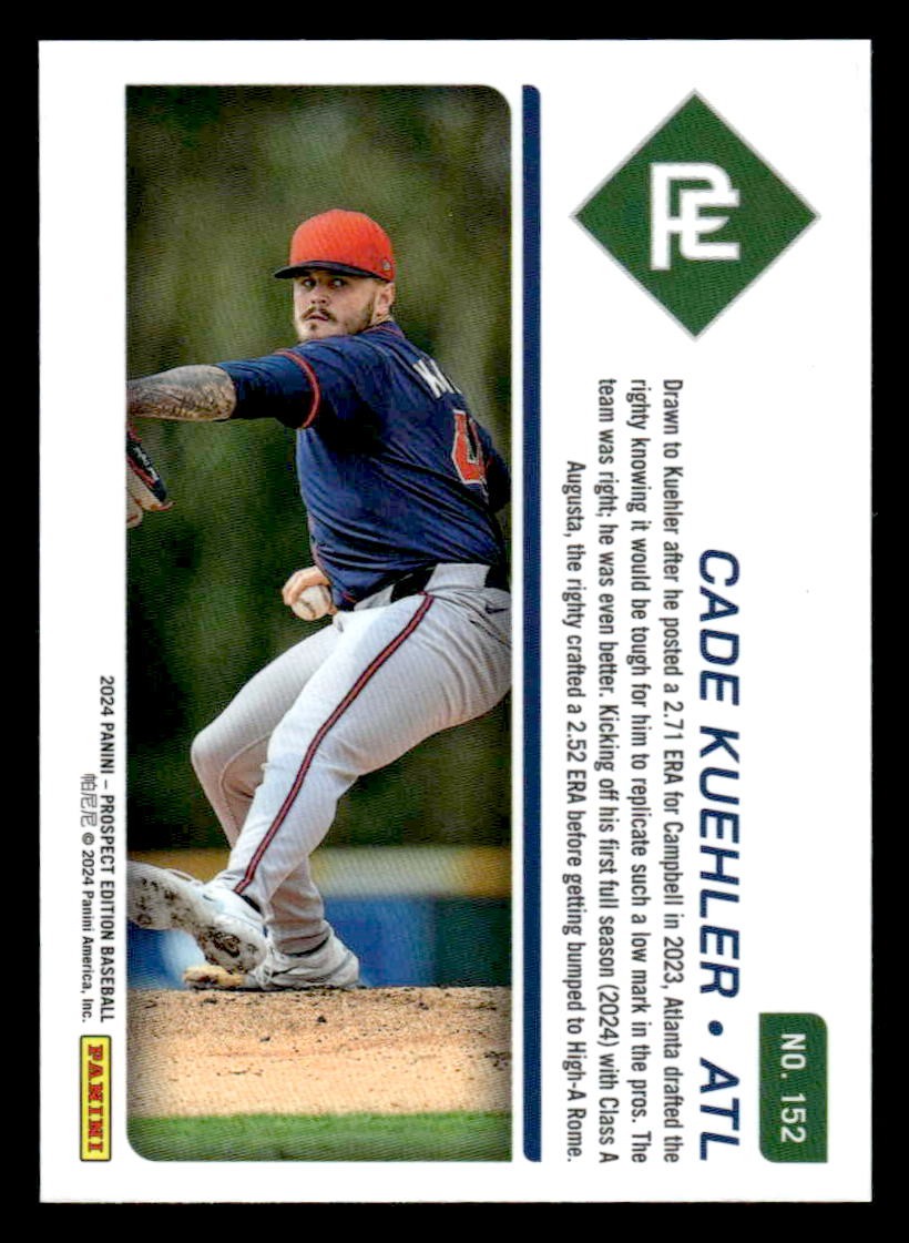 2024 Panini Prospect Edition #152 Cade Kuehler Holo