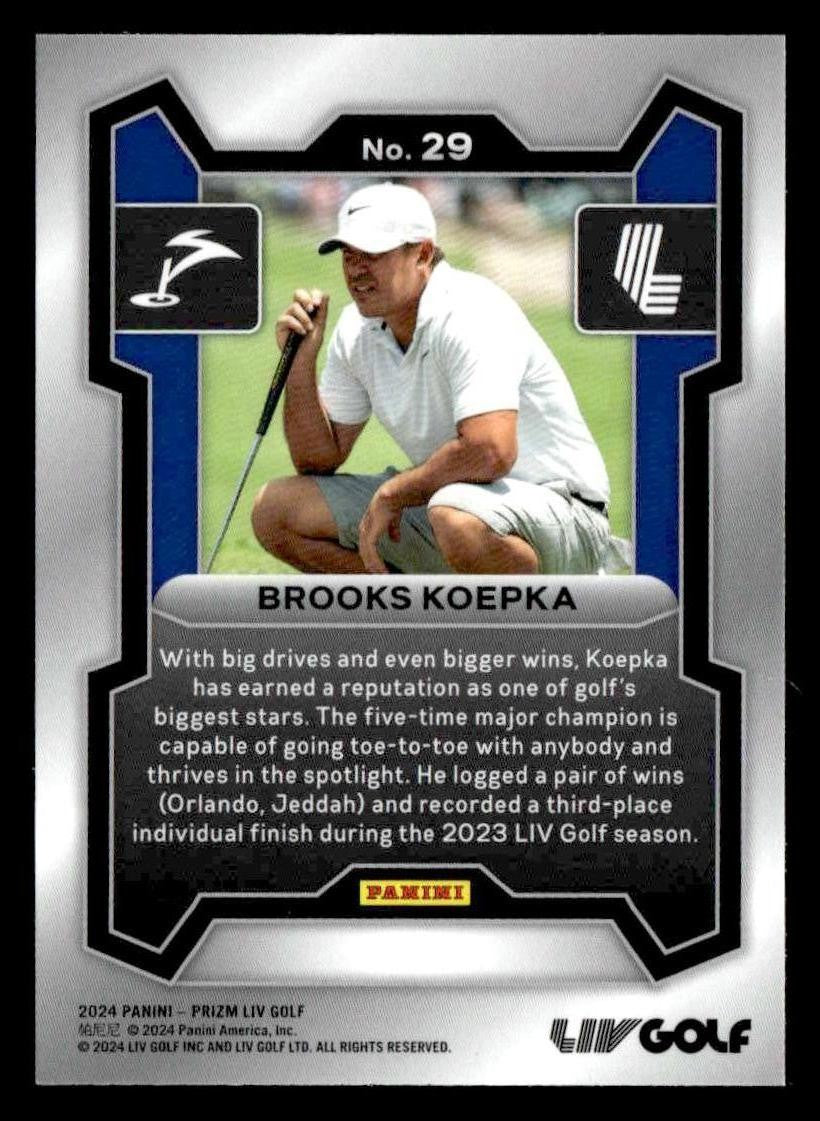 2024 Panini Prizm LIV #29 Brooks Koepka