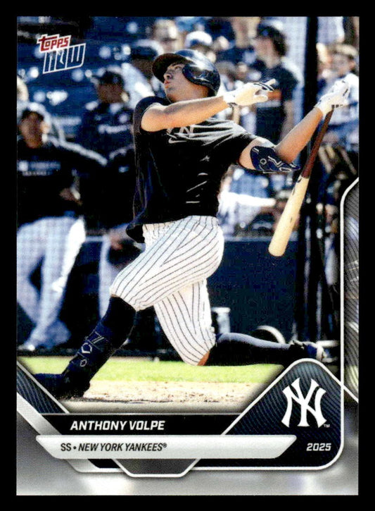 2025 Topps Now Road to Opening Day New York Yankees #OD-25 Anthony Volpe