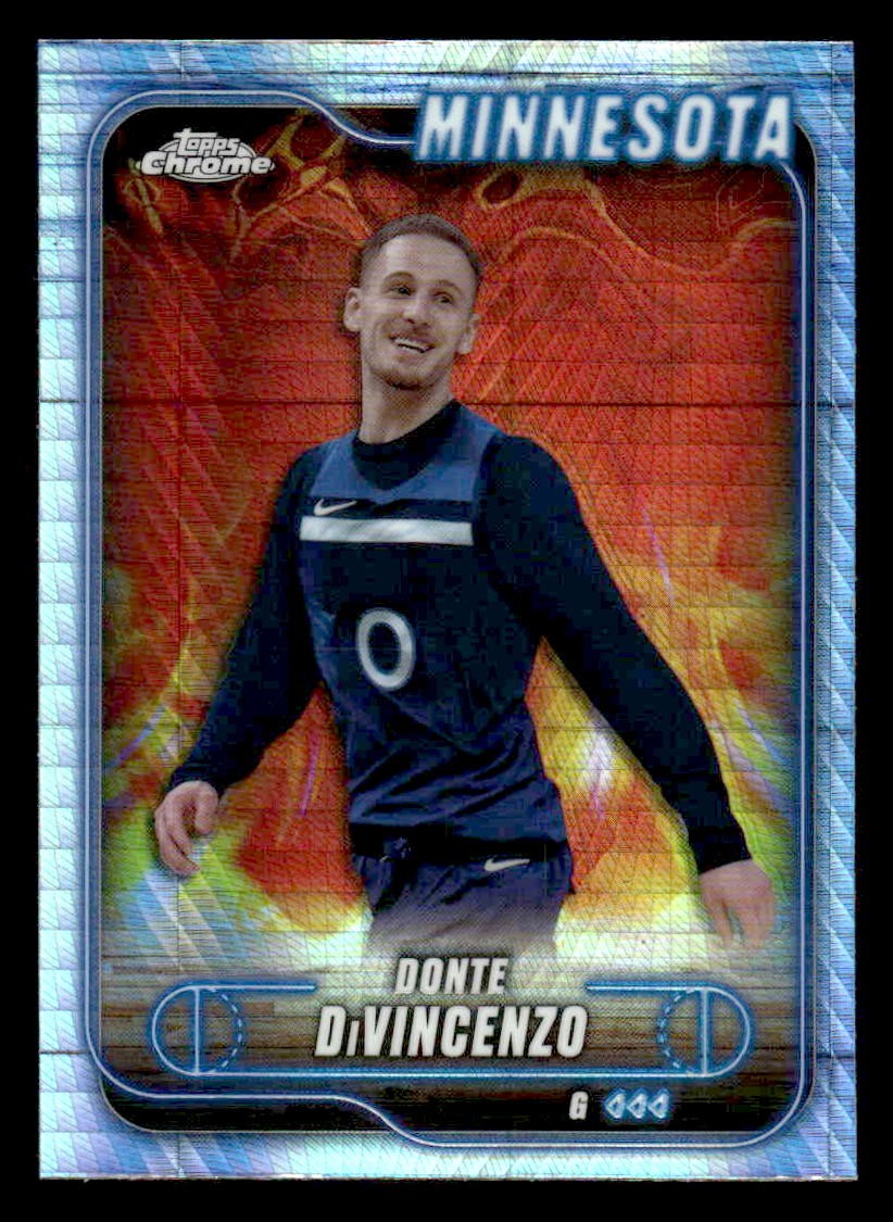 2024-25 Topps Chrome #20 Donte DiVincenzo Prism Refractor