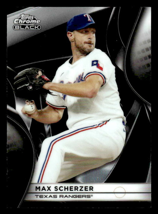 2025 Topps Chrome Black #34 Max Scherzer