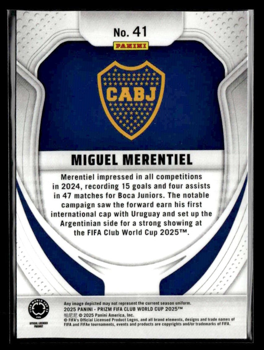2025 Panini Prizm FIFA Club World Cup #41 Miguel Merentiel
