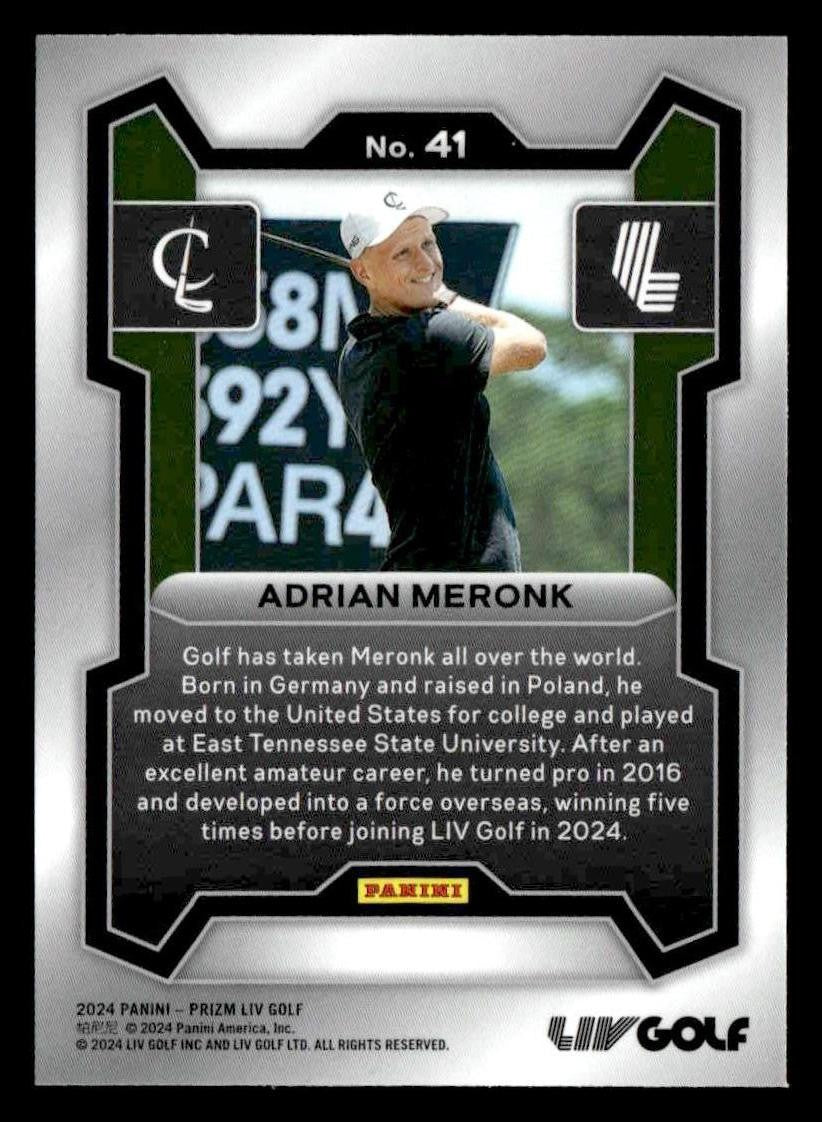 2024 Panini Prizm LIV #41 Adrian Meronk