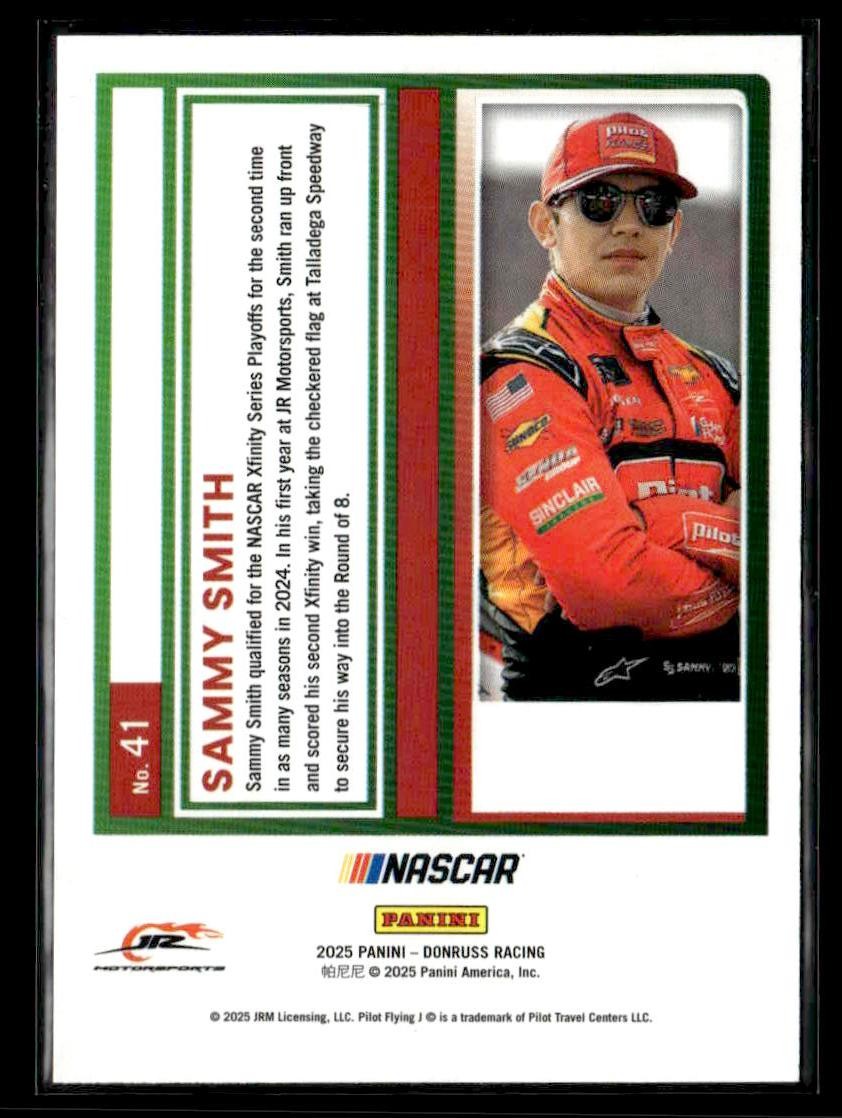2025 Donruss #41 Sammy Smith Blue #/199