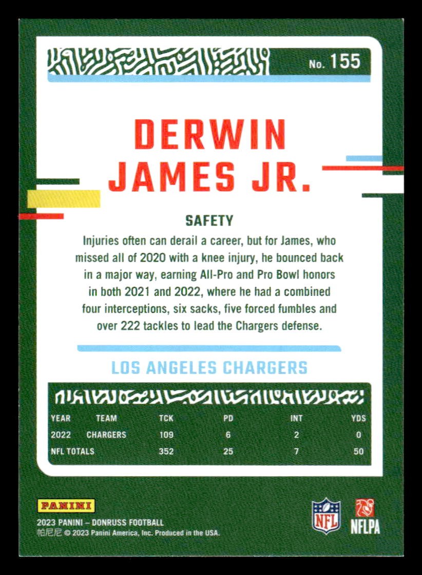 2023 Donruss #155 Derwin James Jr.