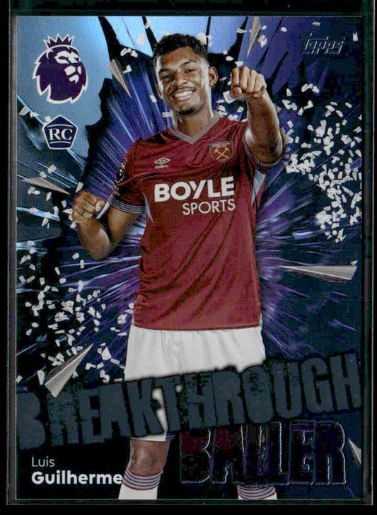 2025-26 Topps Premier League #288 Luis Guilherme Rainbow Foil