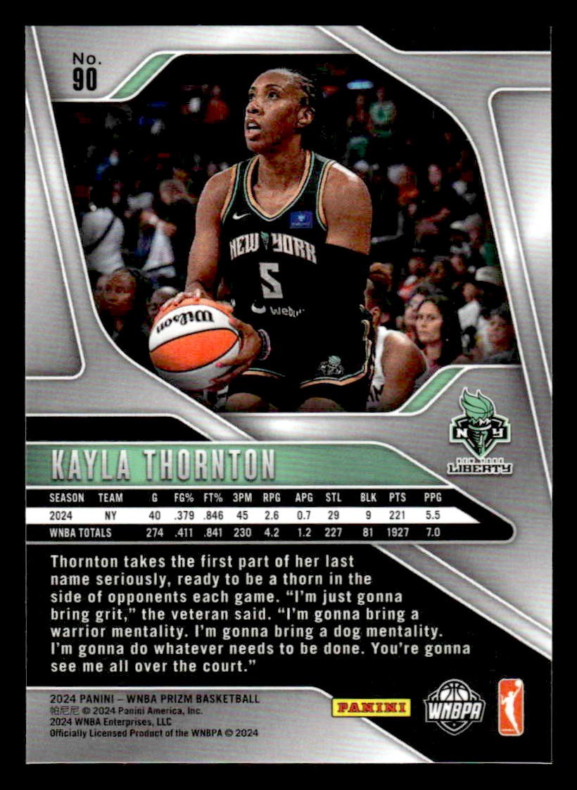 2024 Panini Prizm WNBA #90 Kayla Thornton
