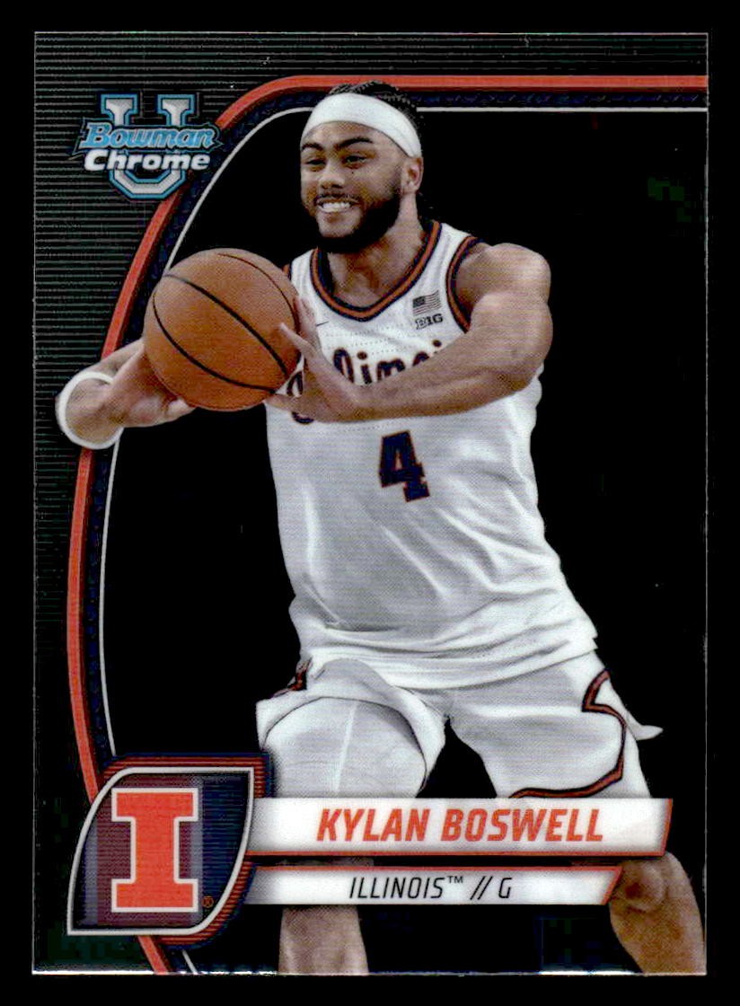 2024-25 Bowman University Chrome #78 Kylan Boswell