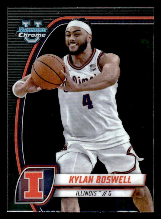 2024-25 Bowman University Chrome #78 Kylan Boswell
