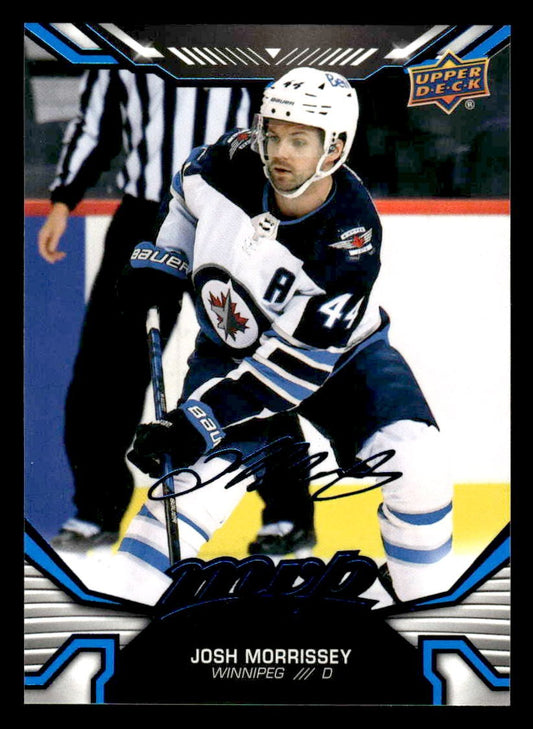 2022-23 Upper Deck MVP #153 Josh Morrissey Blue Script