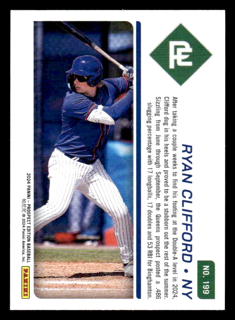 2024 Panini Prospect Edition #199 Ryan Clifford