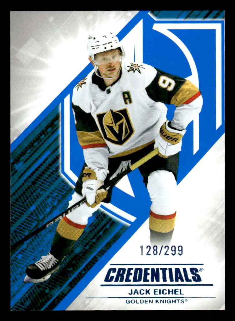 2024-25 Upper Deck Credentials #30 Jack Eichel Blue #128/299