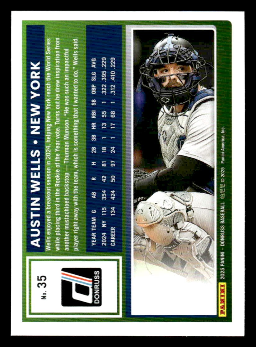 2025 Donruss #35 Austin Wells
