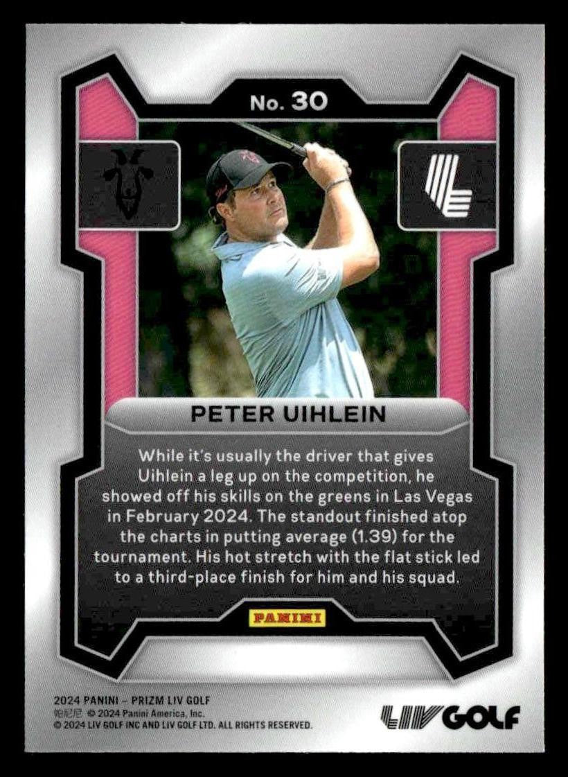 2024 Panini Prizm LIV #30 Peter Uihlein