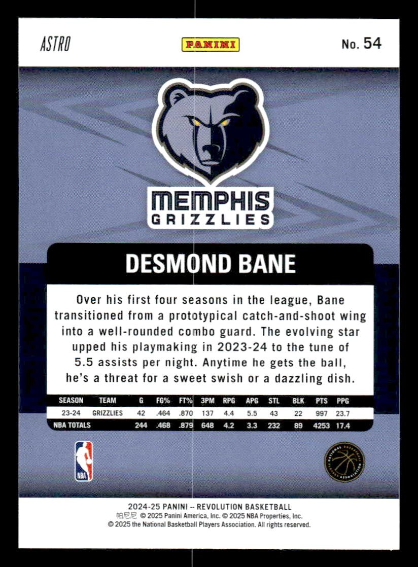 2024-25 Panini Revolution #54 Desmond Bane