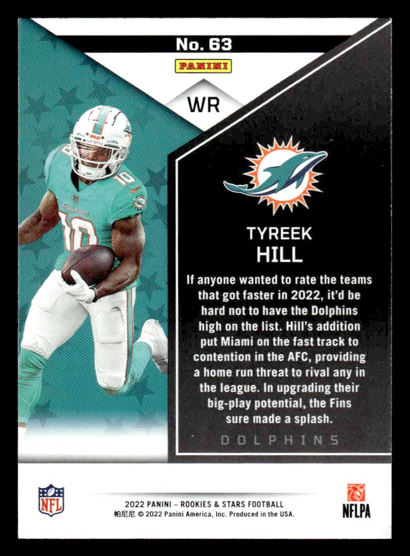 2022 Panini Rookies & Stars #63 Tyreek Hill