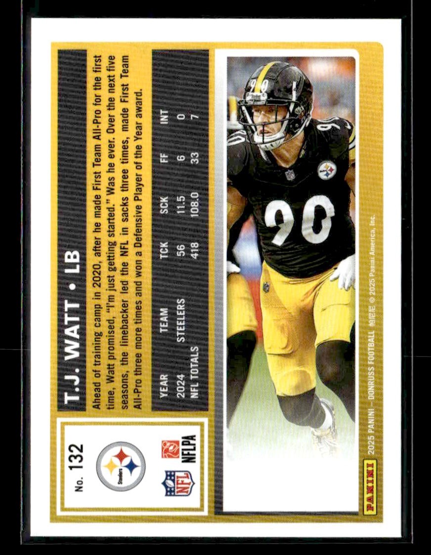 2025 Donruss #132 TJ Watt