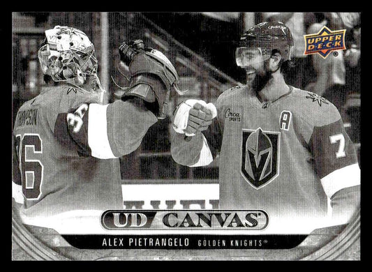 2024-25 Upper Deck #C158 Alex Pietrangelo UD Canvas Black and White