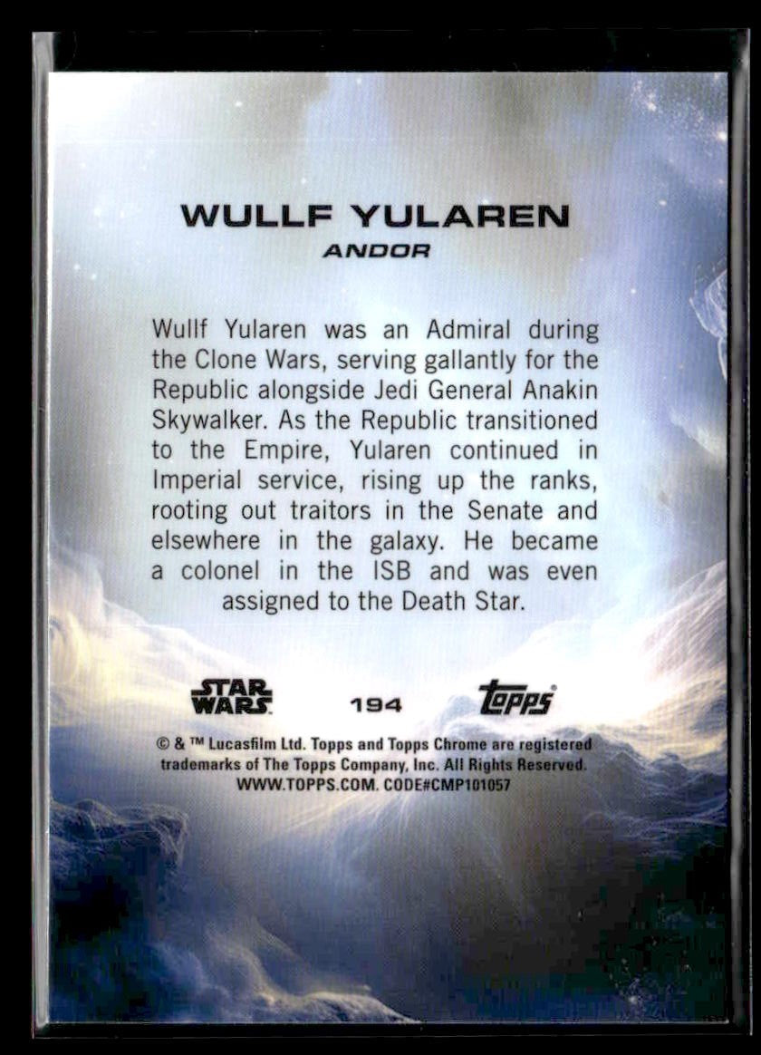 π Wullf Yularen β 2025 Topps Chrome Star Wars #194 π