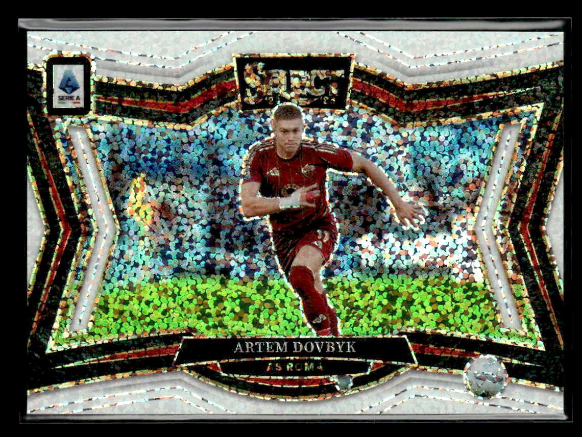 2024-25 Panini Select Serie A #202 Artem Dovbyk White Sparkle