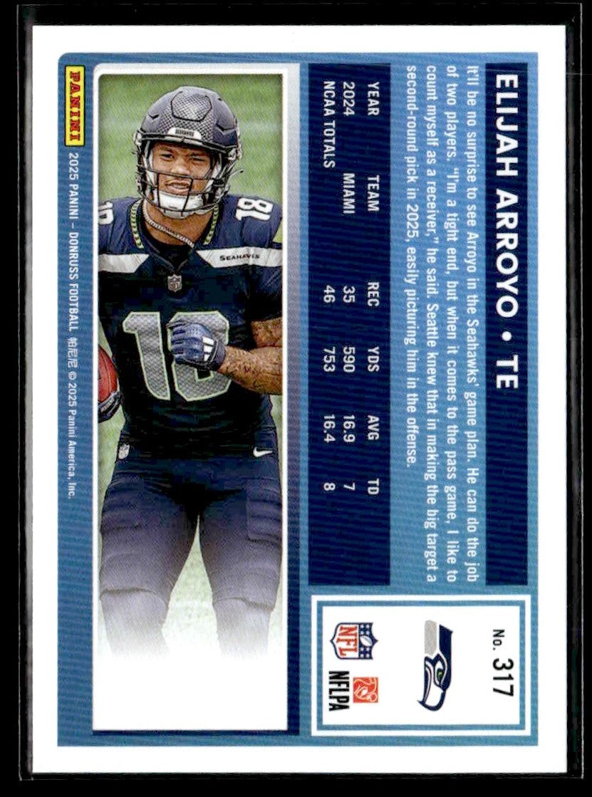 2025 Donruss #317 Elijah Arroyo