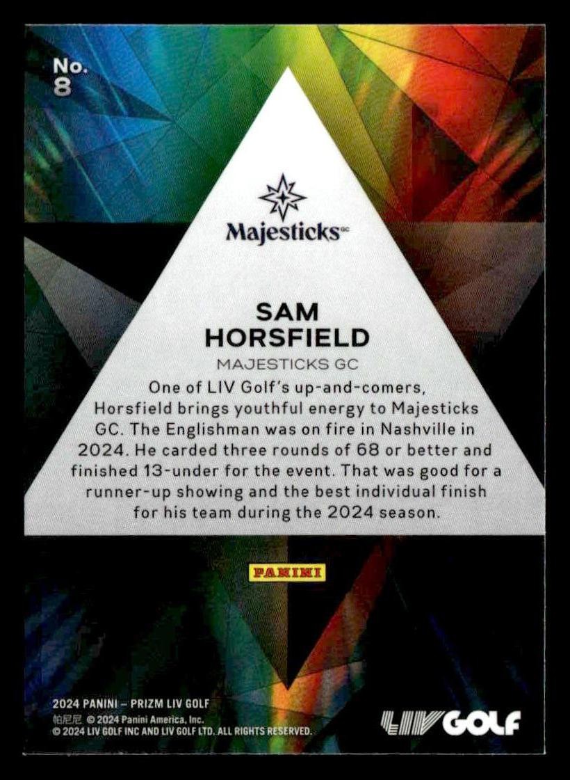 2024 Panini Prizm LIV Prizmatic #8 Sam Horsfield