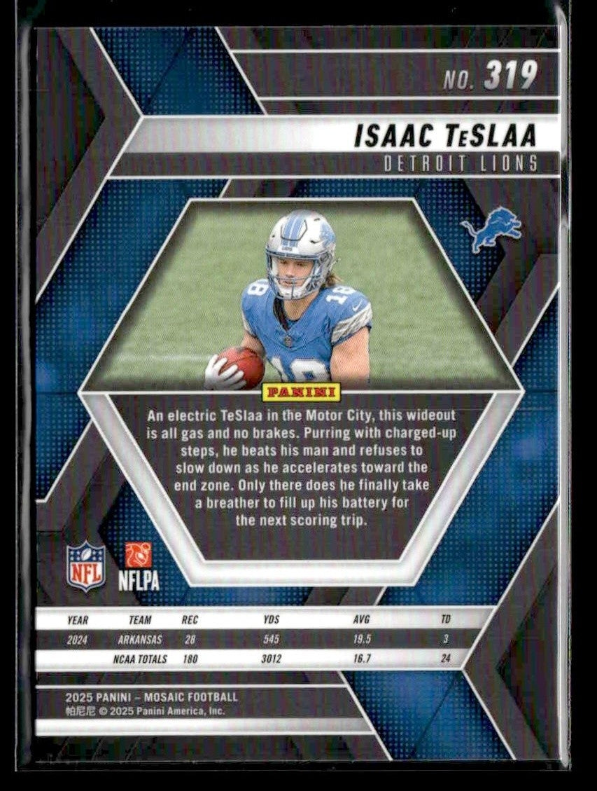 2025 Panini Mosaic #319 Isaac TeSlaa