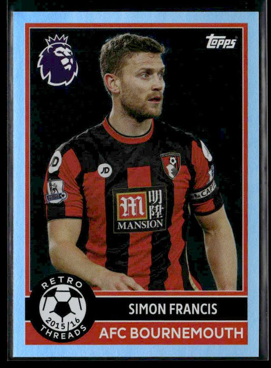 2025-26 Topps Premier League #383 Simon Francis Rainbow Foil