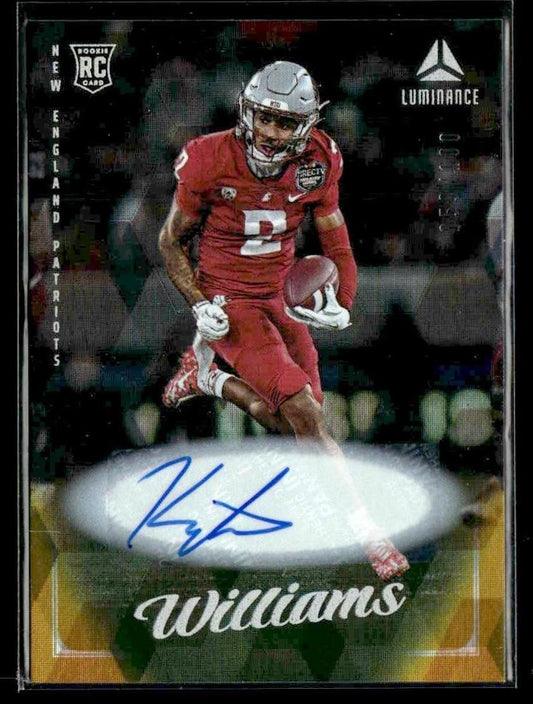 2025 Panini Luminance #134 Kyle Williams Base Luminance Gold Auto #/100