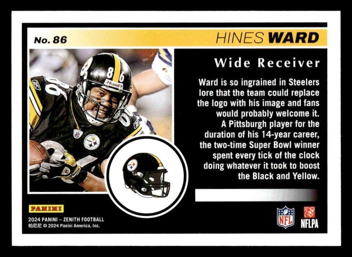 2024 Panini Zenith #86 Hines Ward