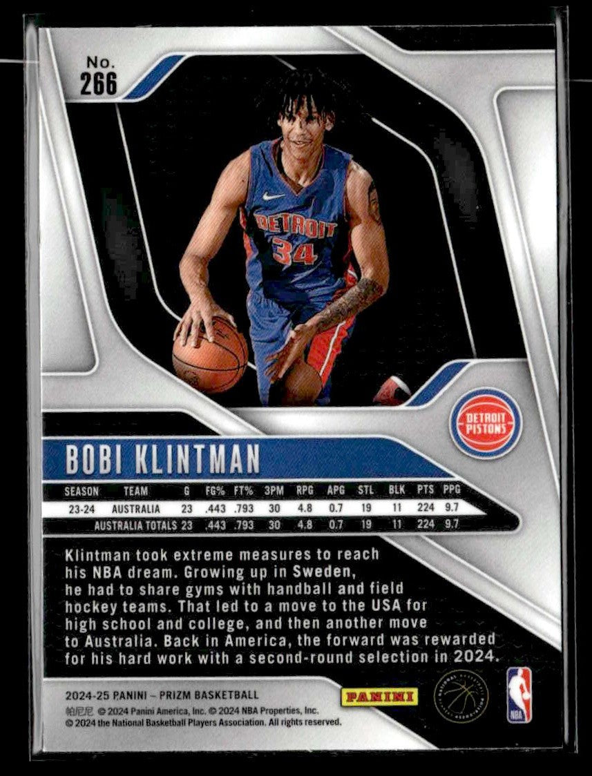 2024-25 Panini Prizm #266 Bobi Klintman