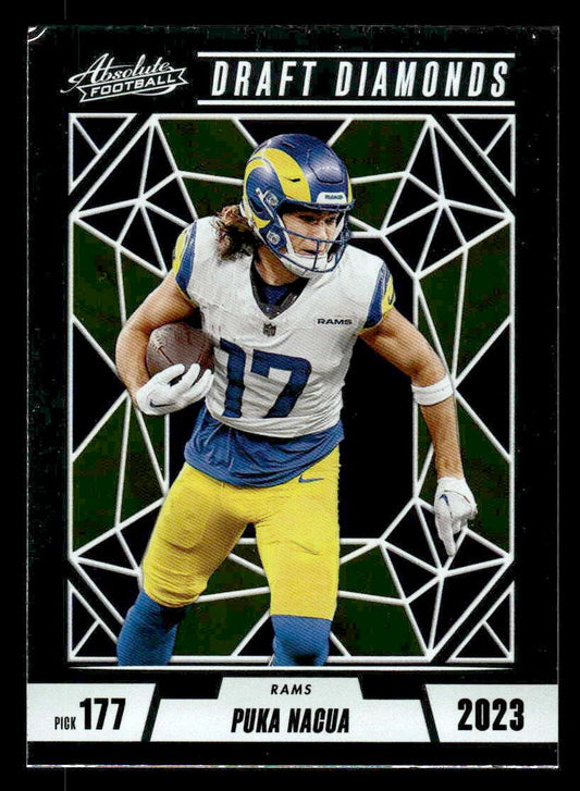 2024 Panini Absolute #DD-PNA Puka Nacua Draft Diamonds