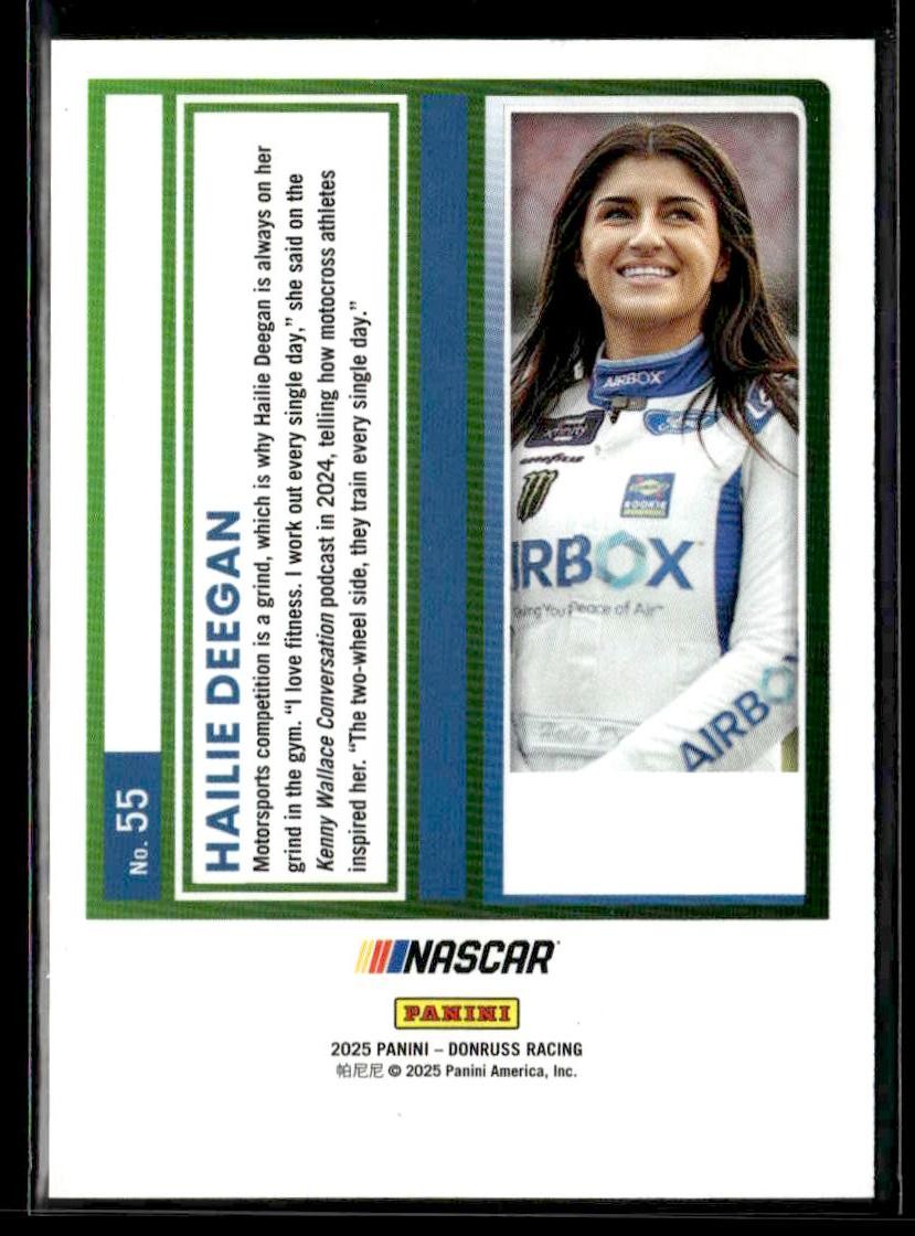 2025 Donruss #55 Hailie Deegan Red #/299