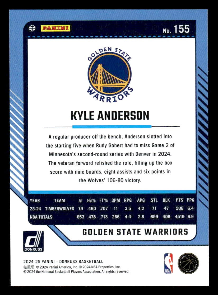 2024-25 Donruss #155 Kyle Anderson