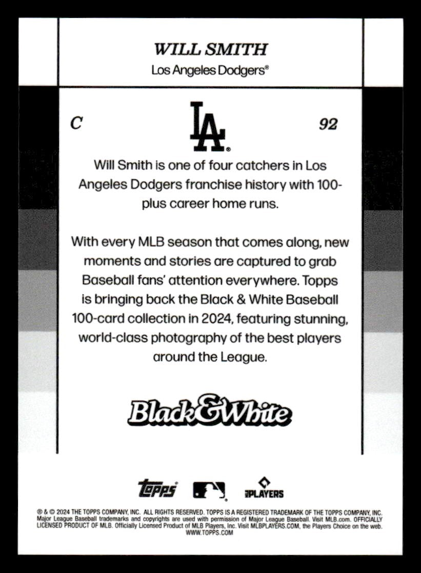2024 Topps Black & White #92 Will Smith