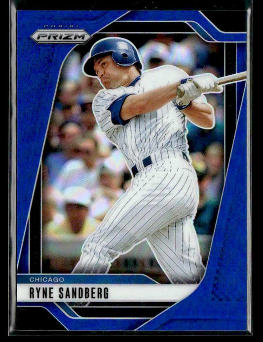 2025 Panini Prizm #118 Ryne Sandberg Blue Prizm #/199