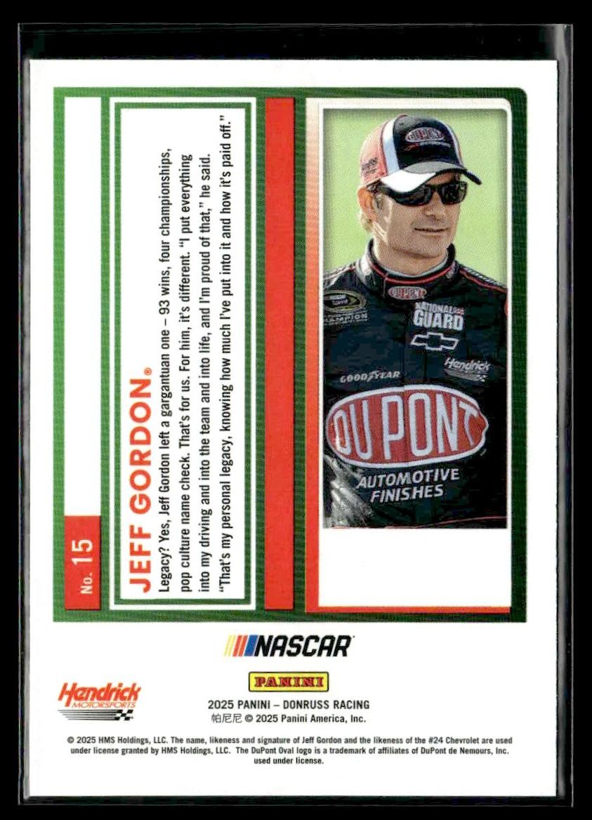 2025 Donruss #15 Jeff Gordon