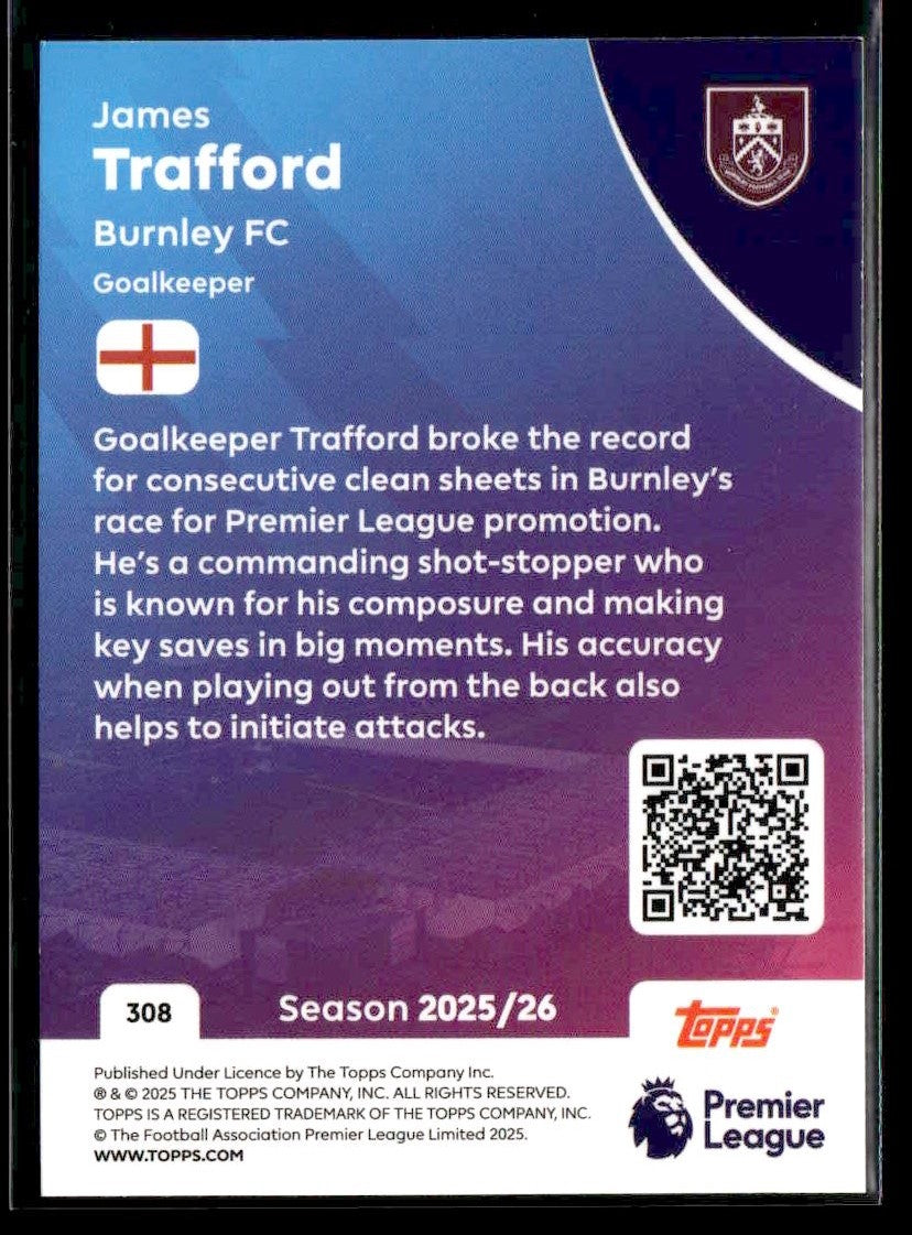 2025-26 Topps Premier League #308 James Trafford