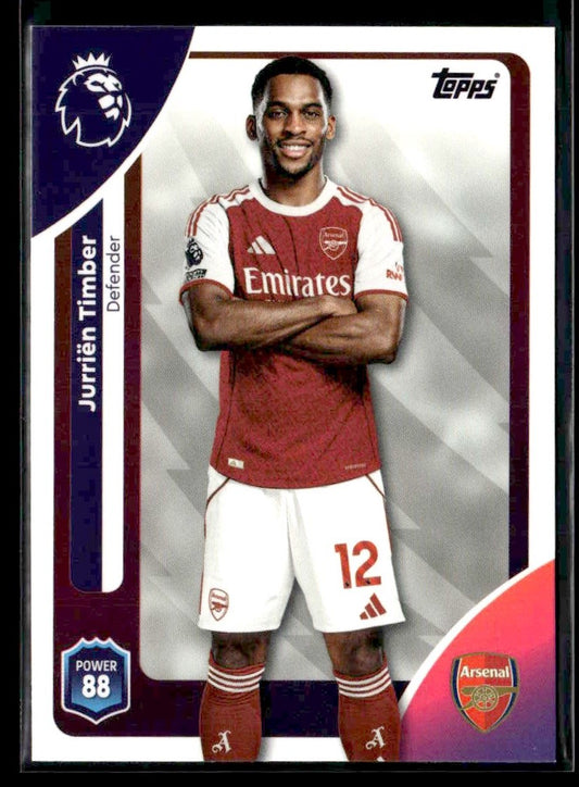 2025-26 Topps Premier League #5 Jurriën Timber